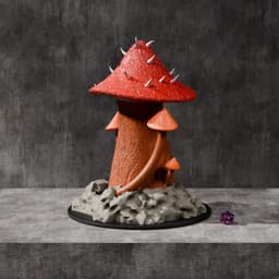 Mushroom Dice Tower 3d model