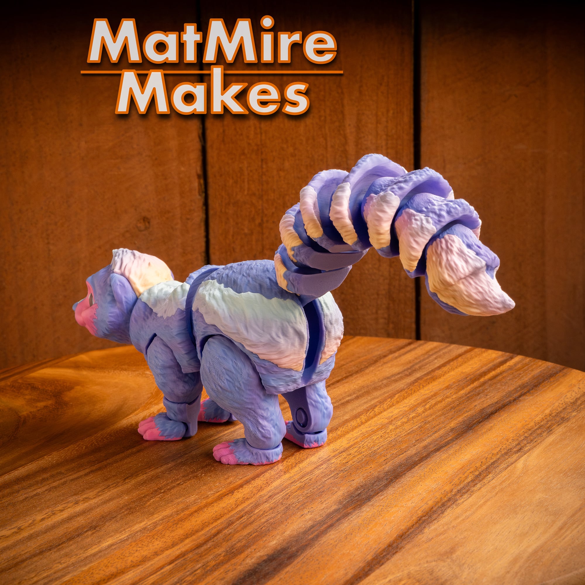 Skunk - Articulated Figure 3d model