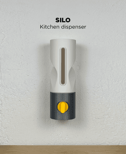 Silo, wall mounted kitchen dispenser. 3d model