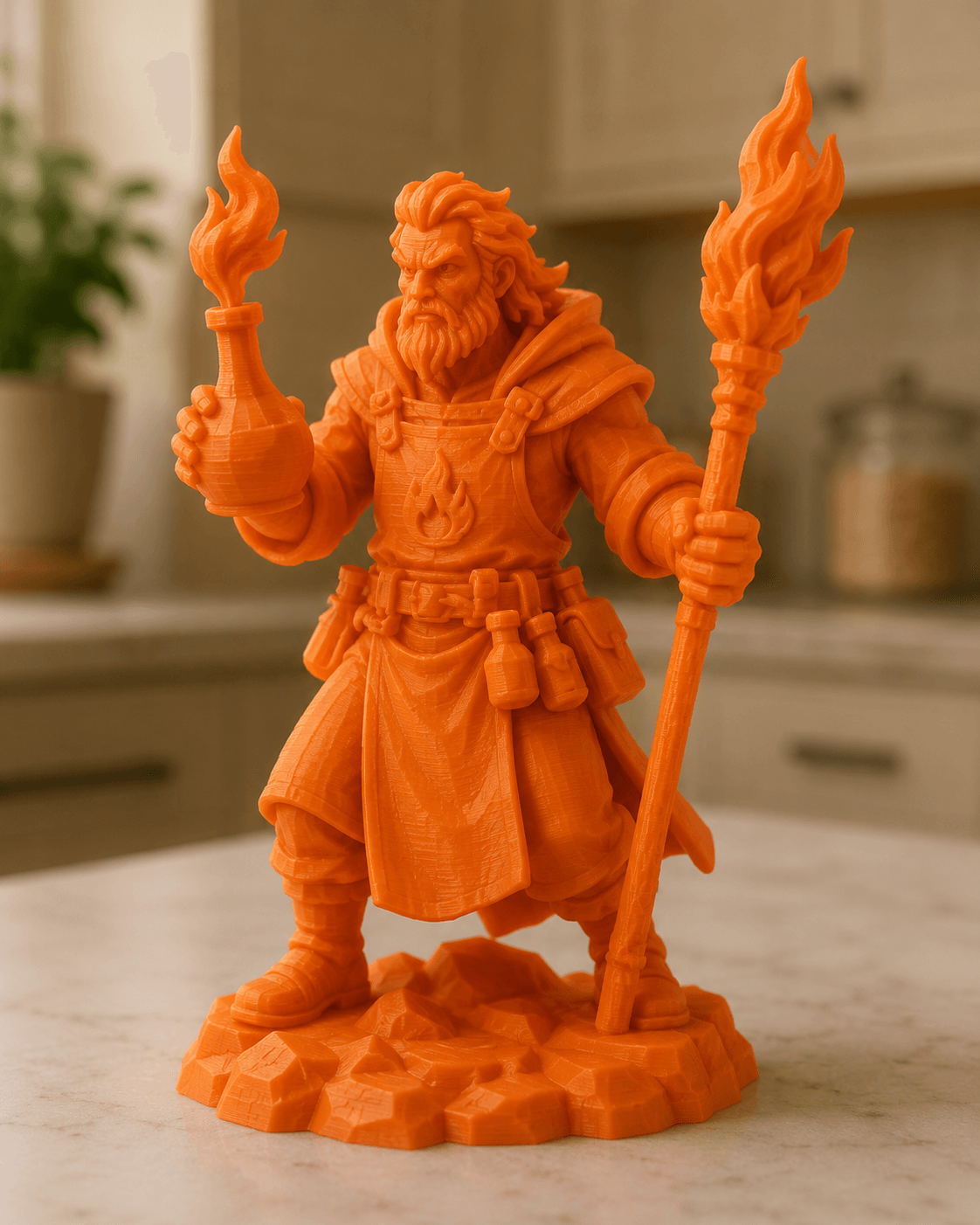 Torchbearer Adventurer STL 3d model