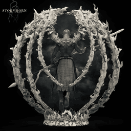 (32mm) Oros, Angel of Destruction 3d model
