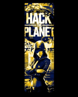 Hack the planet - Hackers take over the world - Set of bookmarks 3d model