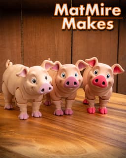 Pig - Articulated Figure 3d model