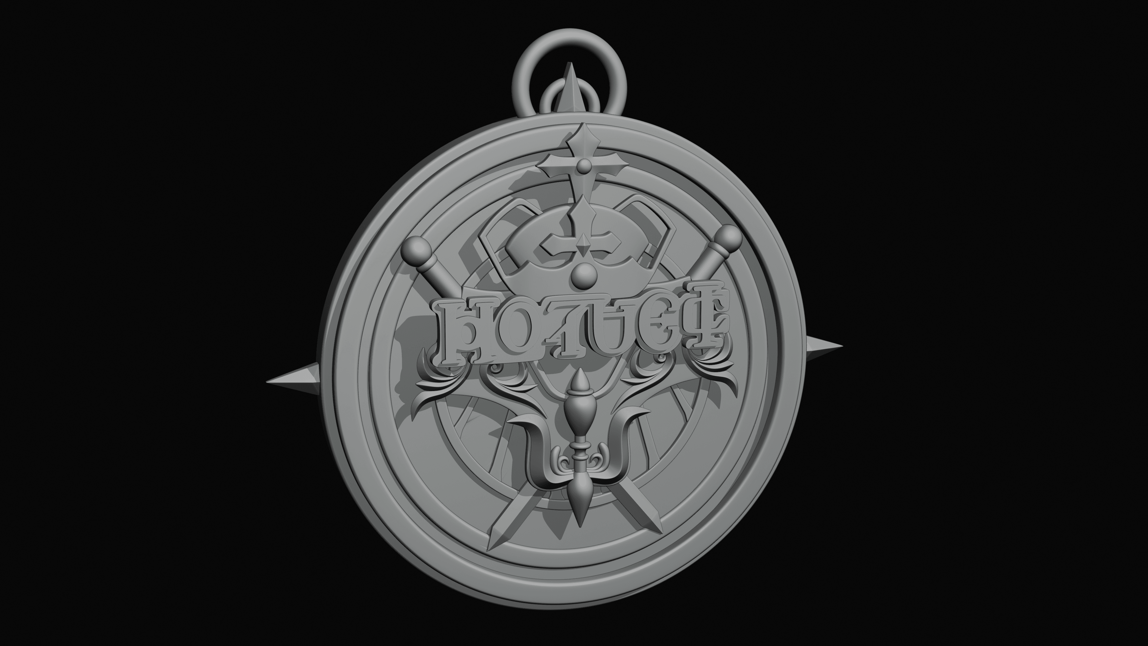 Klein Moretti Nighthawks badge from Lord of Mysteries 3d model