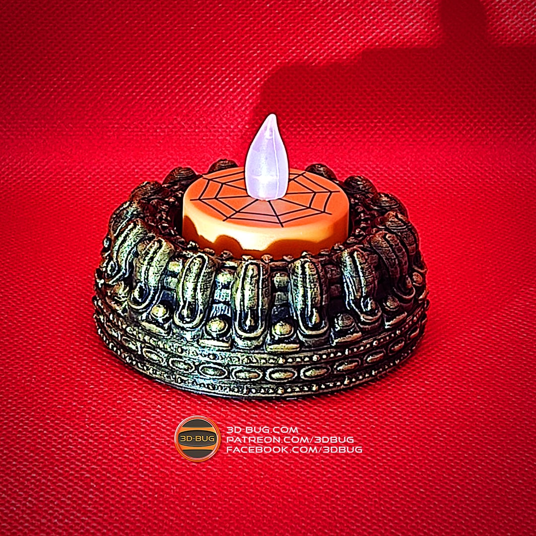 Tealight Holder 001 3d model