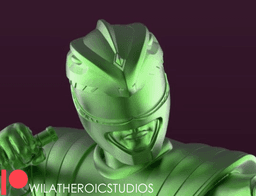MMPR 95' Green Ranger Statue 3d model