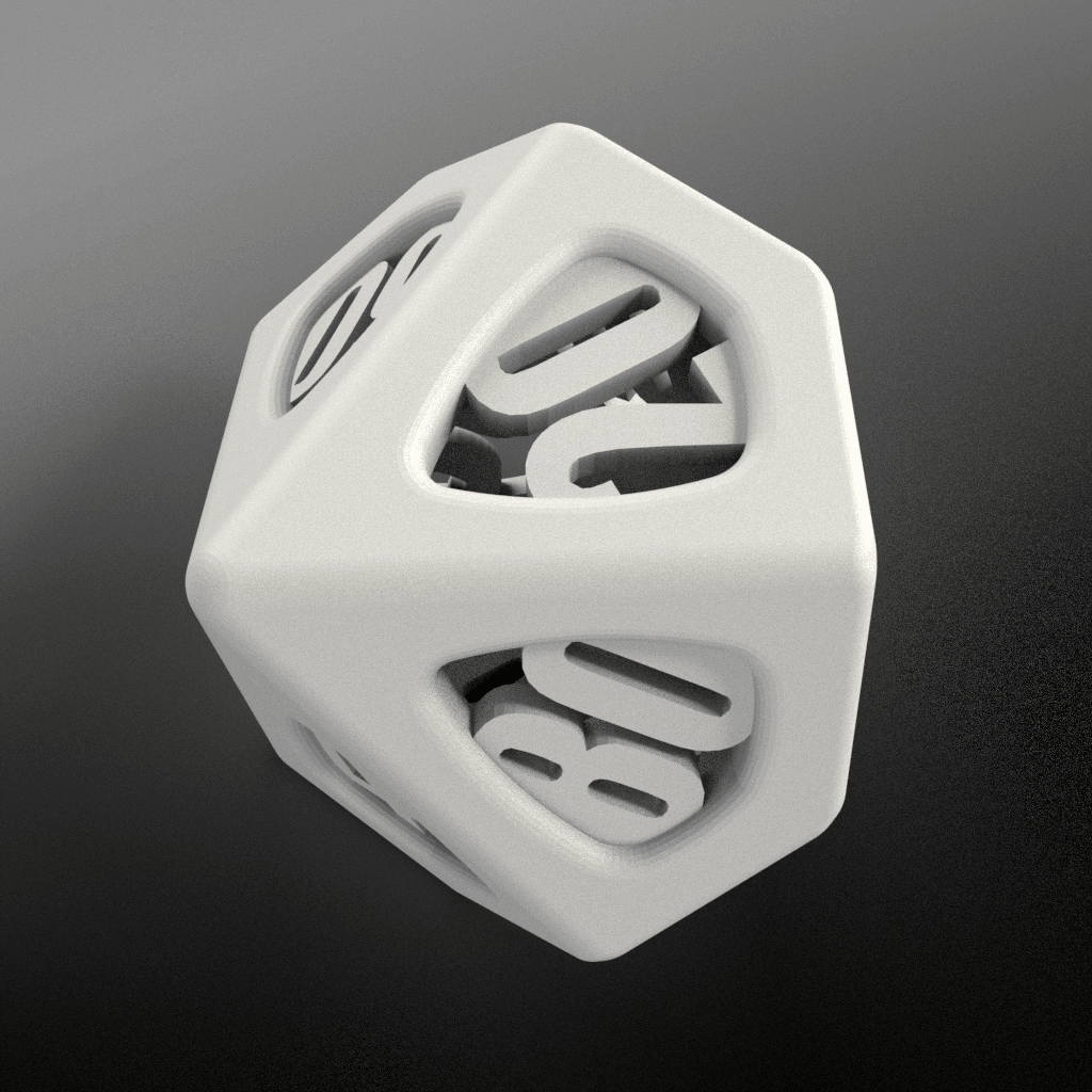 Thoroughly Modern d10 Decader 3d model