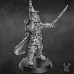 Dawnguard squad commander 3d model