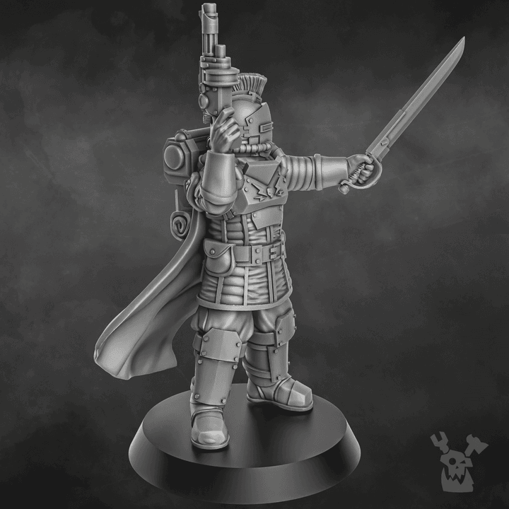 Dawnguard squad commander 3d model