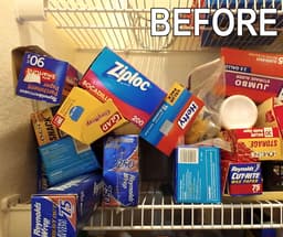 Pantry Shelf Foil Organizer 3d model