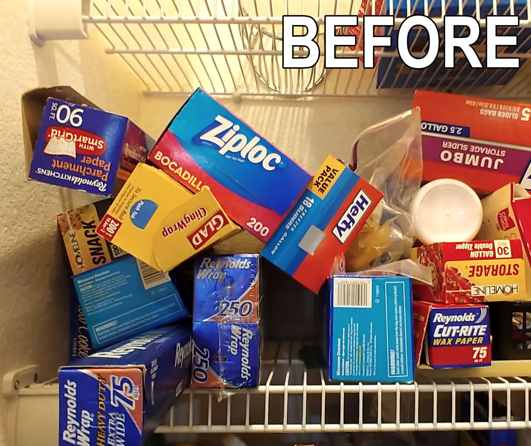 Pantry Shelf Foil Organizer 3d model
