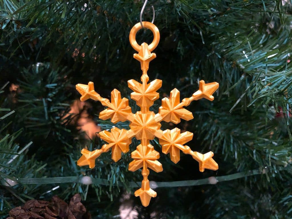 Snowflake Ornament 3d model