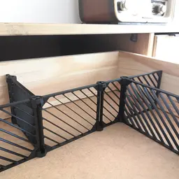Modular drawer divider 3d model