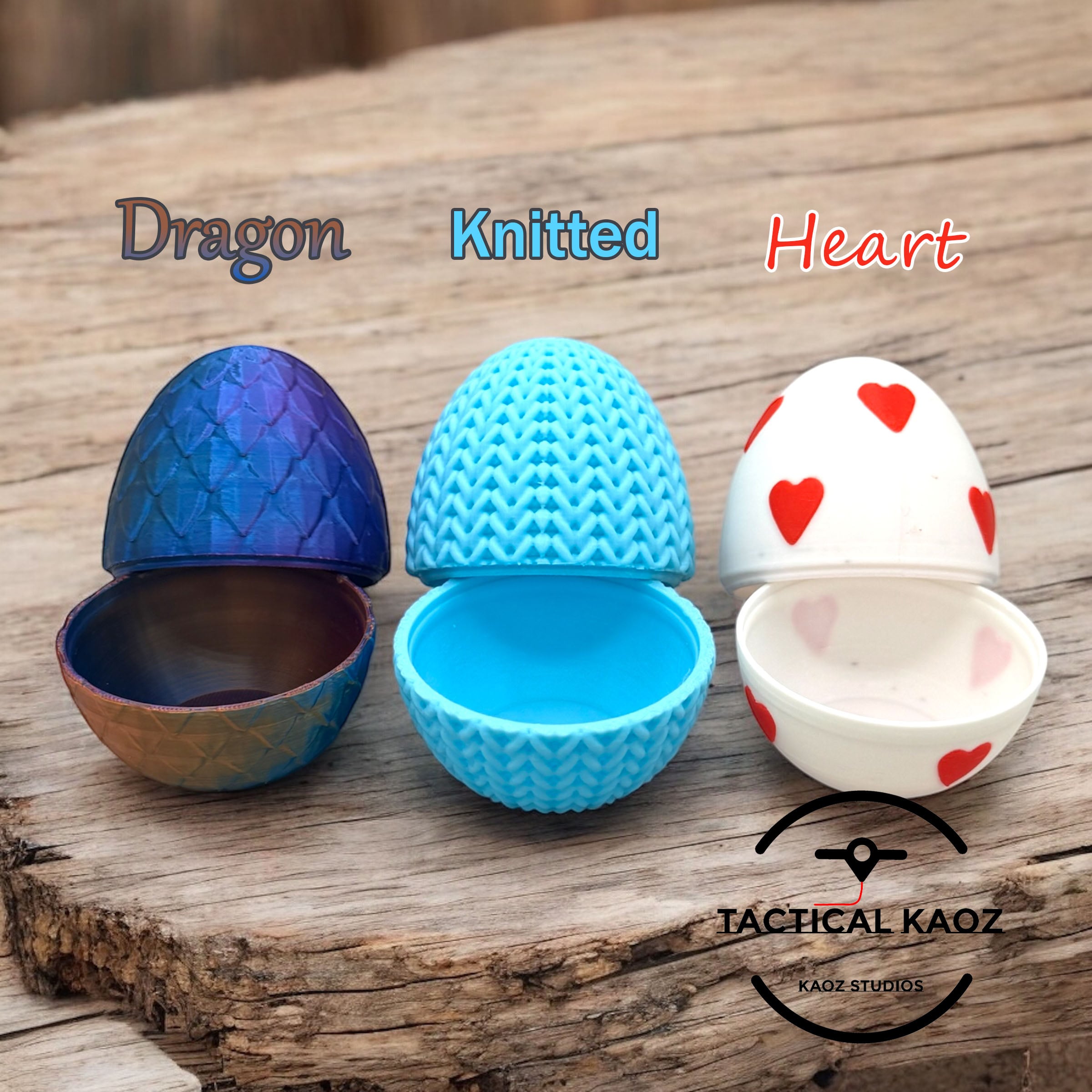 Snap-Fit EGG Collection Pack of 4 3d model