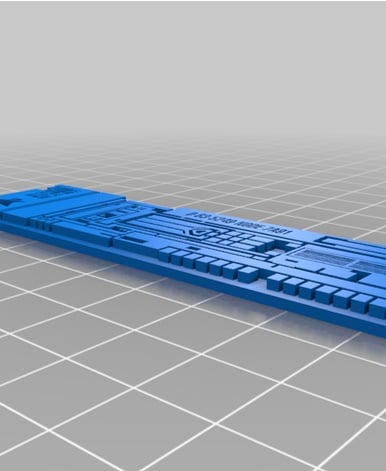 Star Trek Isolinear Chip Collection 3d model