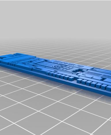 Star Trek Isolinear Chip Collection 3d model