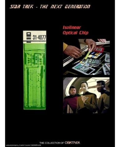 Star Trek Isolinear Chip Collection 3d model