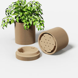 FIN Collection - Planter Set 3d model