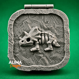 ONLY COLLECTING BOX! Triceratops and Brachiosaurus Collecting Box 3d model