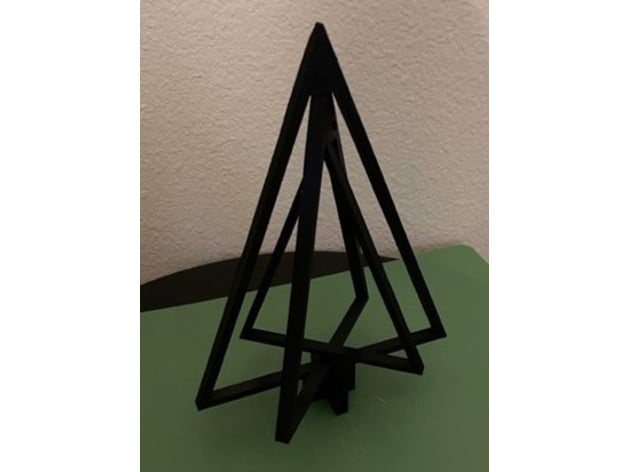 Spinning Winter/Christmas Tree Decoration 3d model