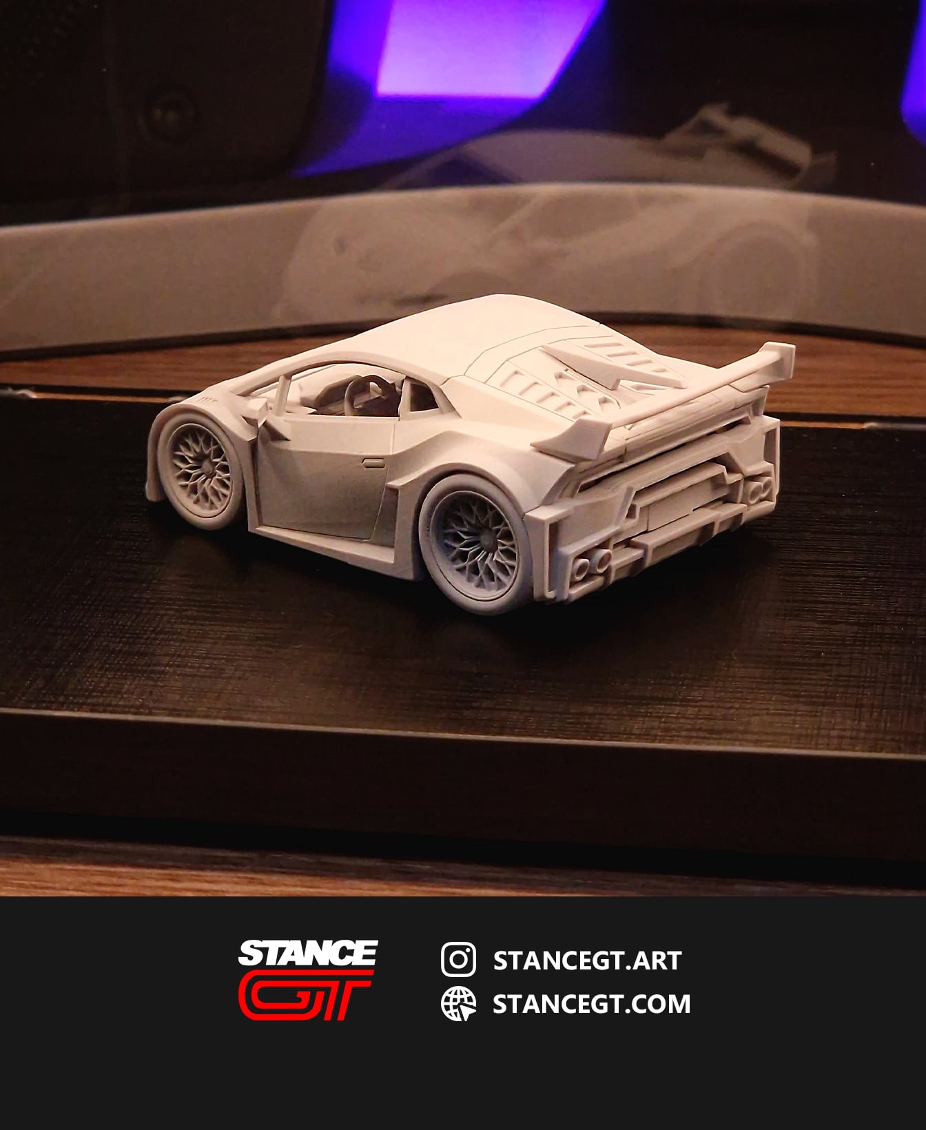 Huracan Tuned | Model Kit Car 3d model