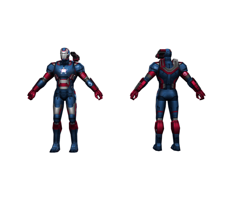 James Rhodes Iron Patriot 3d model