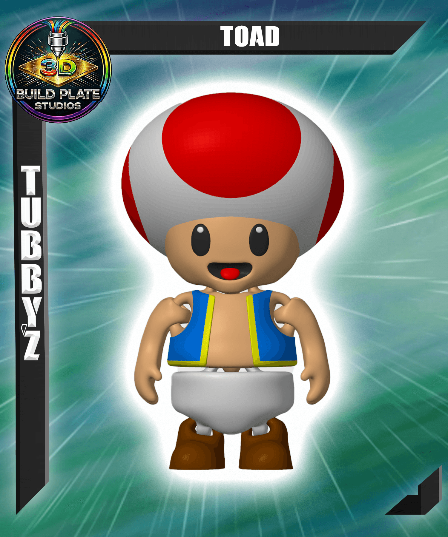Super Mario Toad 3d model