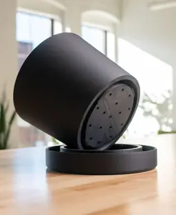 Ruby Planter - Large Planter with Removable Drip Tray 3d model