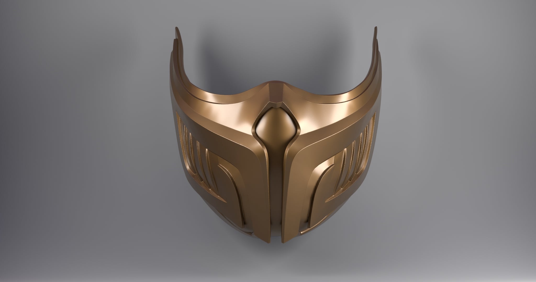Mortal Kombat - Scorpion Mask Cosplay 3d model