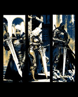 The quiet moment for the armored adventures - Set of bookmarks 3d model
