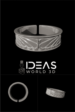 Bracelet ready to use for electrolysis-Ready Design for Silver & Gold 3d model
