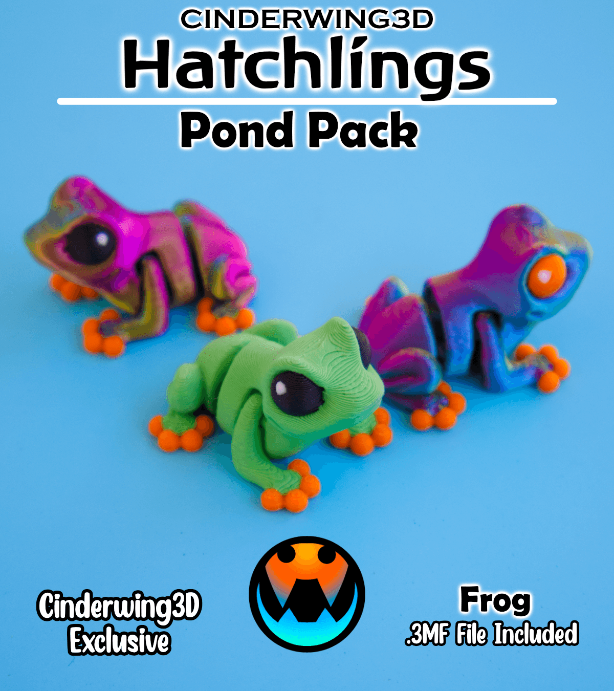 Frog - Hatchling 3d model