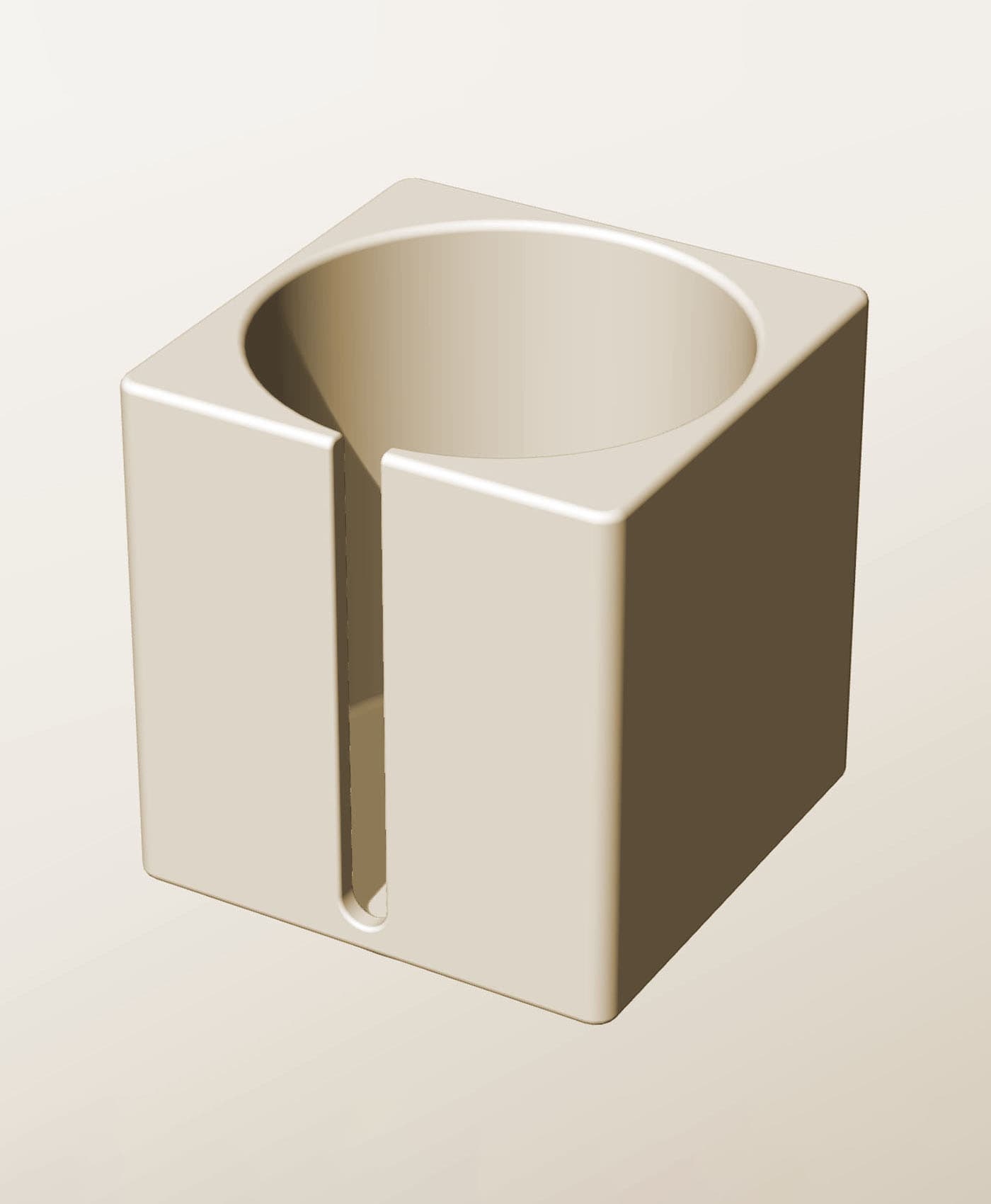 CS96-110-S Stackable slotted component box for creative makers 3d model