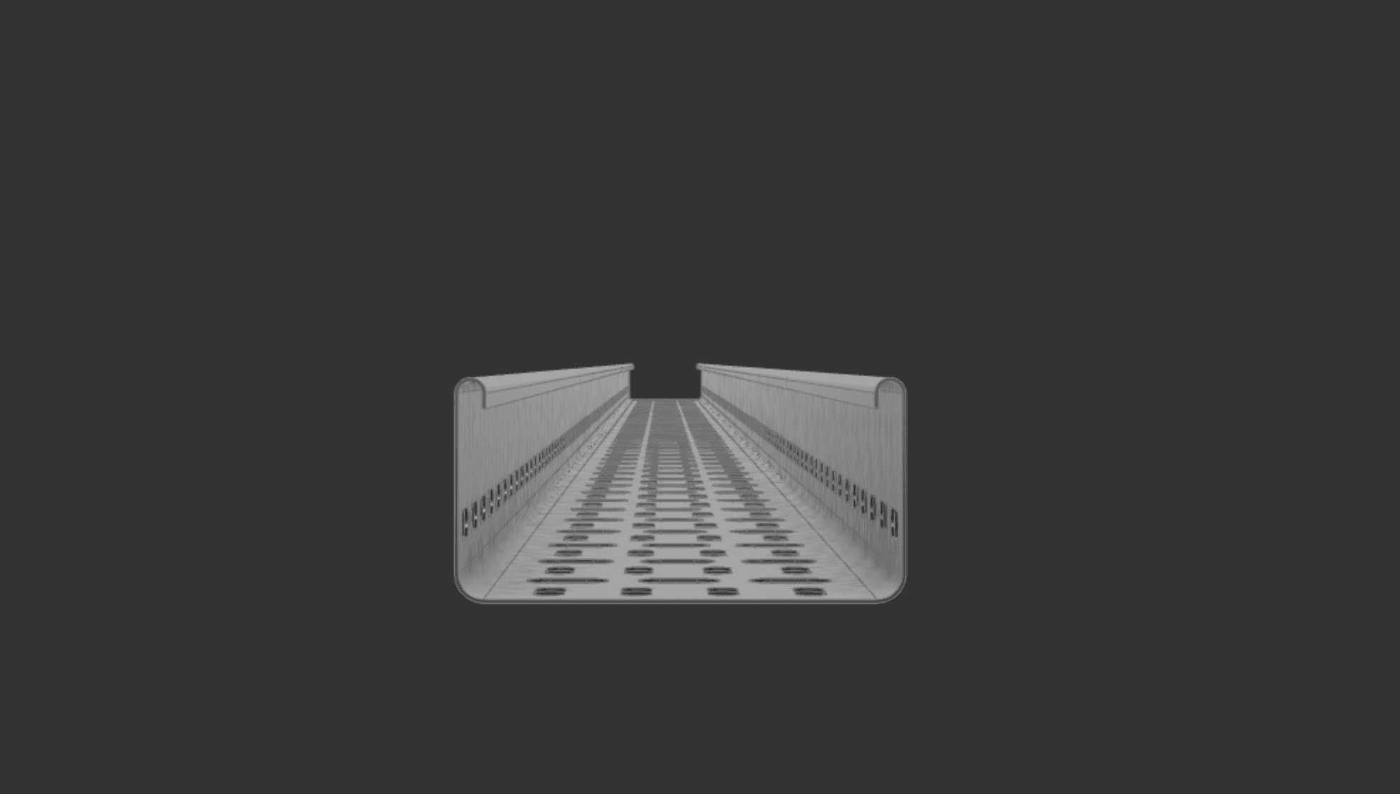 Cable Tray 100mm x 3000mm TYPE1 3d model
