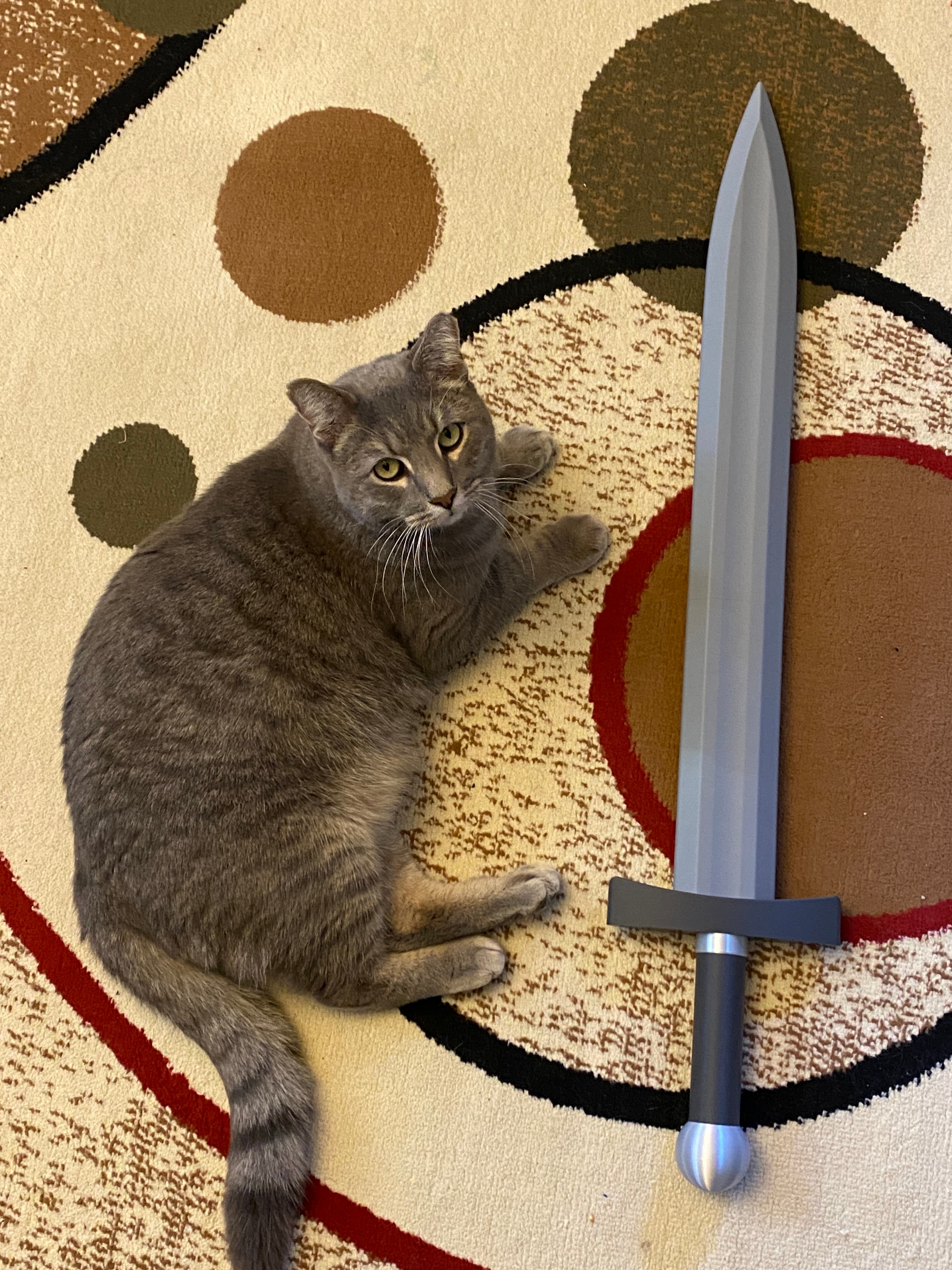 Tired from battle.
