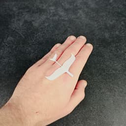 Dove Glider Tiniest Printable Airplane 3d model