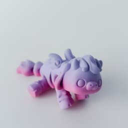 Cupid Cow Flexi 3d model