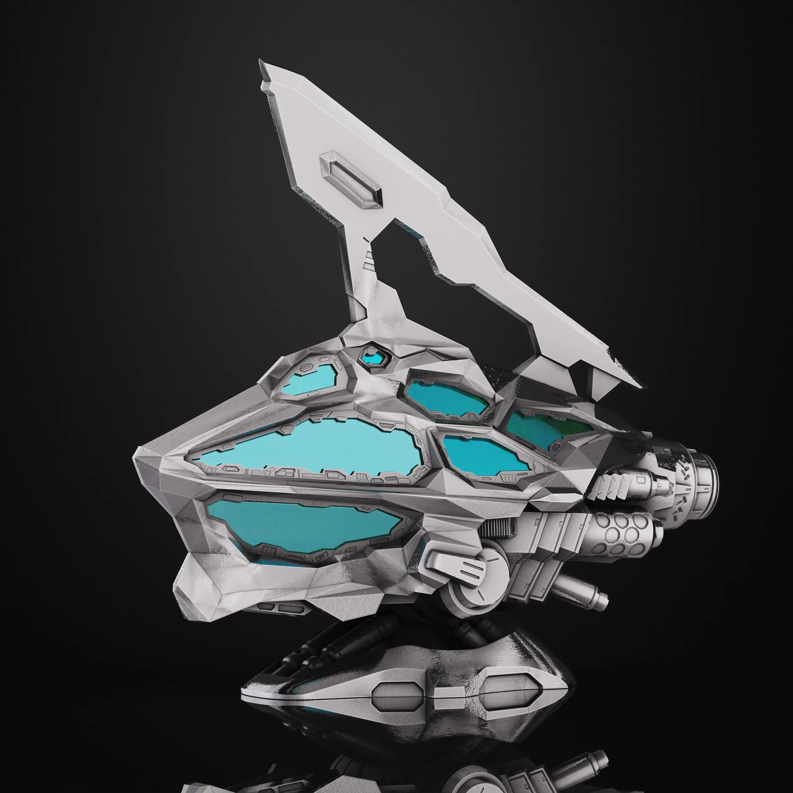 IB-CO3H: HAL 826 - Armored Core (Pre-Supported) 3d model