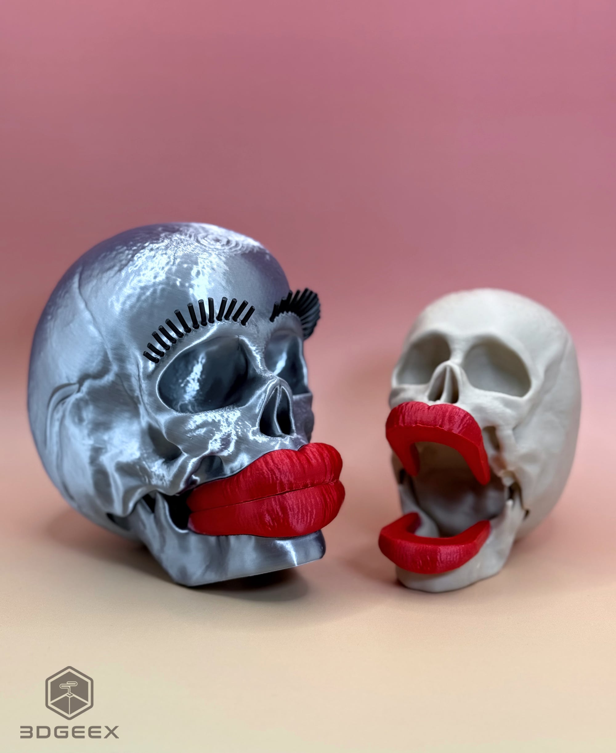 Smooch Skull 3d model