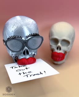 Smooch Skull 3d model