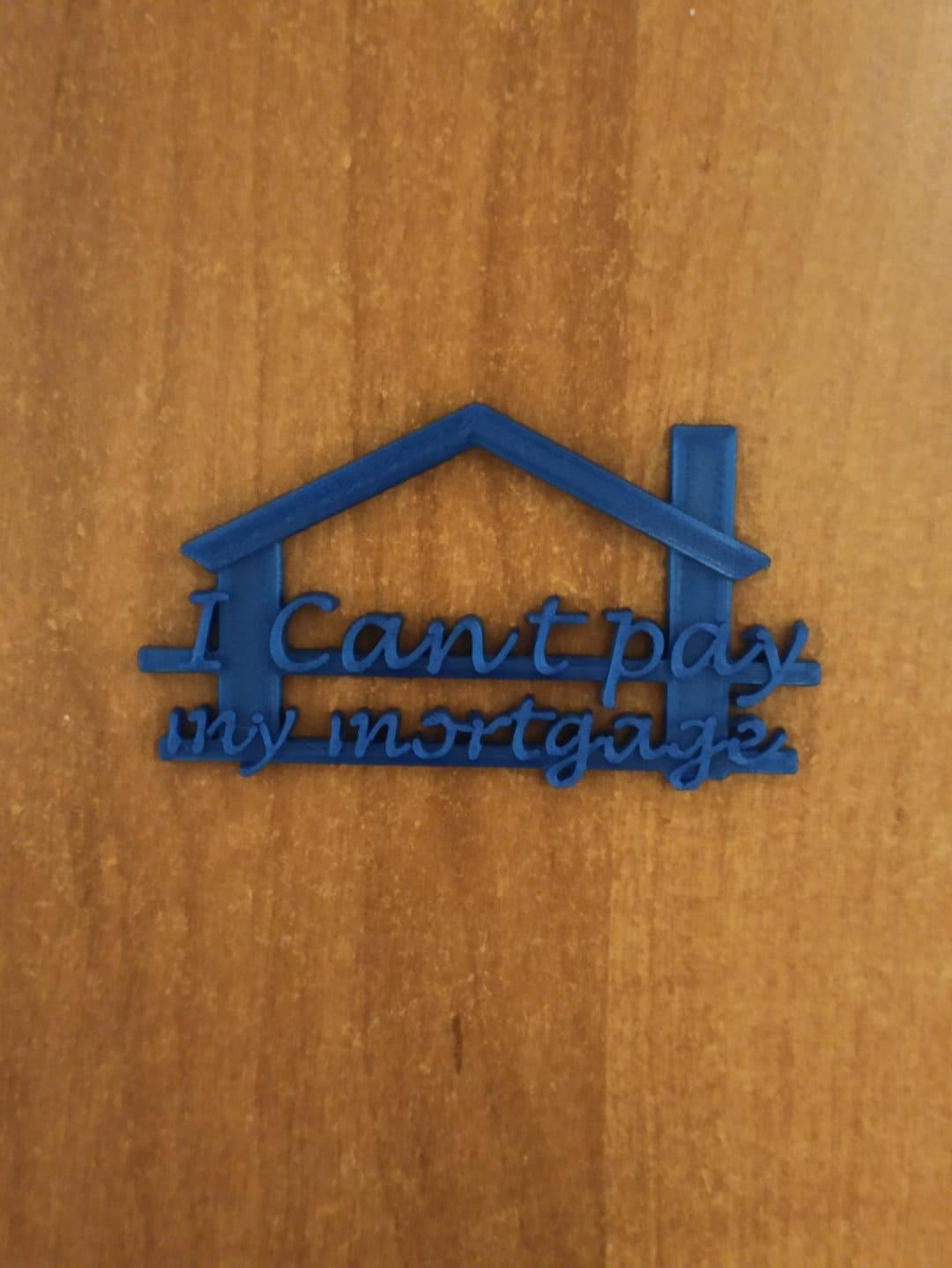 I cant pay my mortgage 3d model
