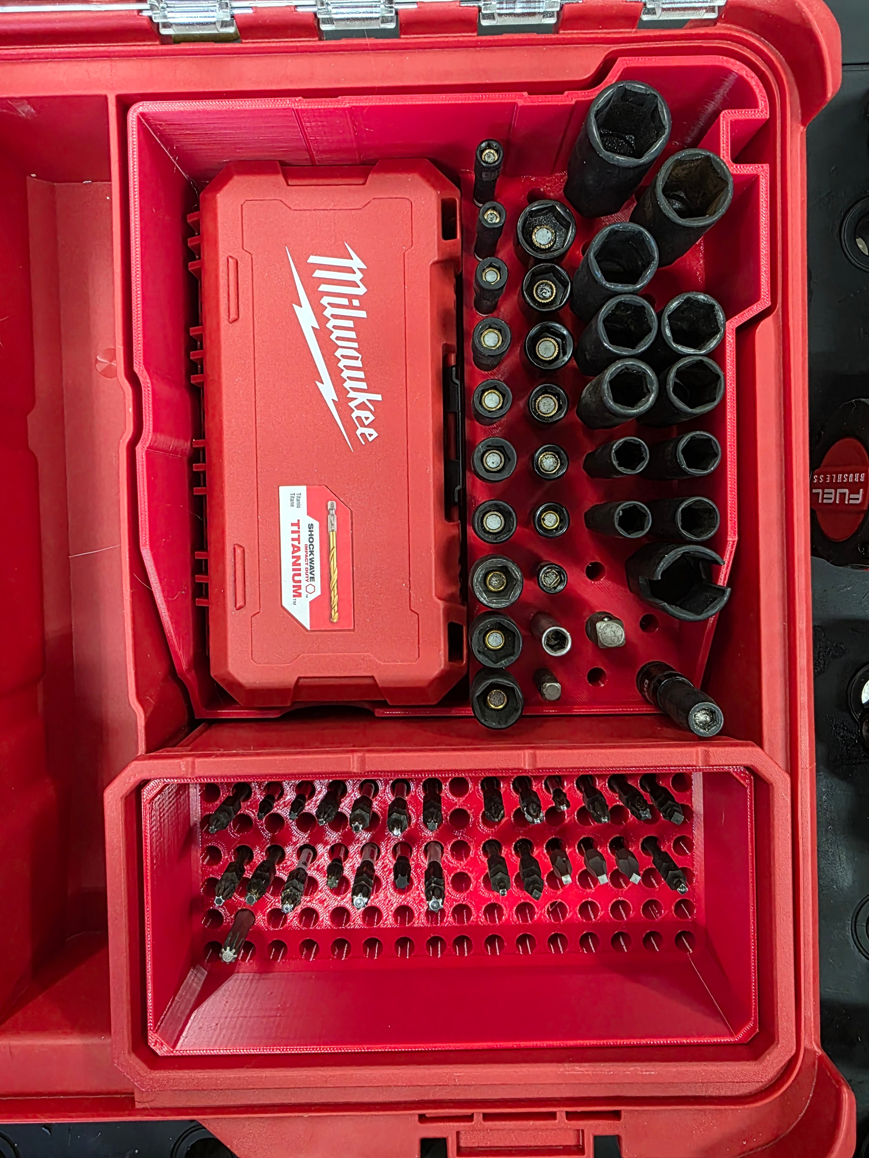 Milwaukee Titanium Drill Bit Set Insert V3.stl 3d model