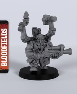 Gimron Hammerhand - With Free Dragon - 5e DnD Inspired for RPG and Wargamers 3d model