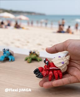 Articulated Crab My Little Friend 3d model