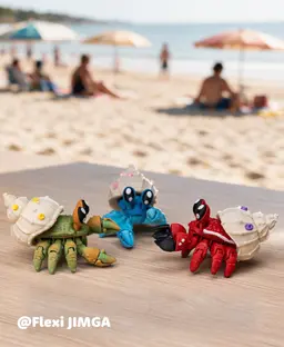 Articulated Crab My Little Friend 3d model