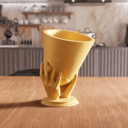 Egyptian Queen Nefertiti Bust Planter / Vase 3d model