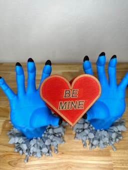 NEW Print in Place Valentine's Day Heart Box 3d model