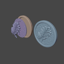 HALSIN LEAF ICON BALDURS GATE 3 3d model
