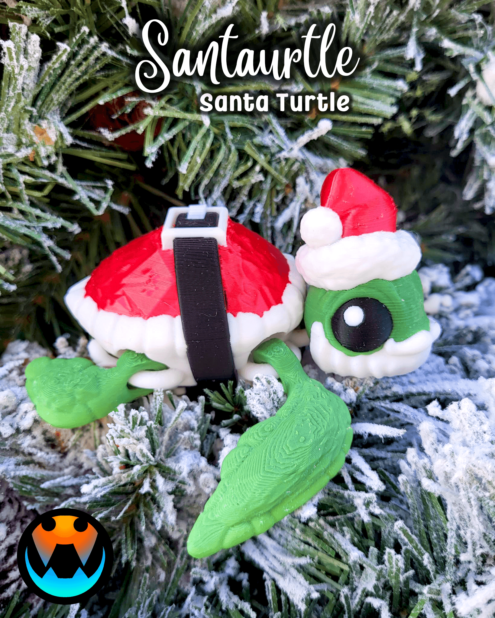 "Santaurtle" Santa Turtle 3d model