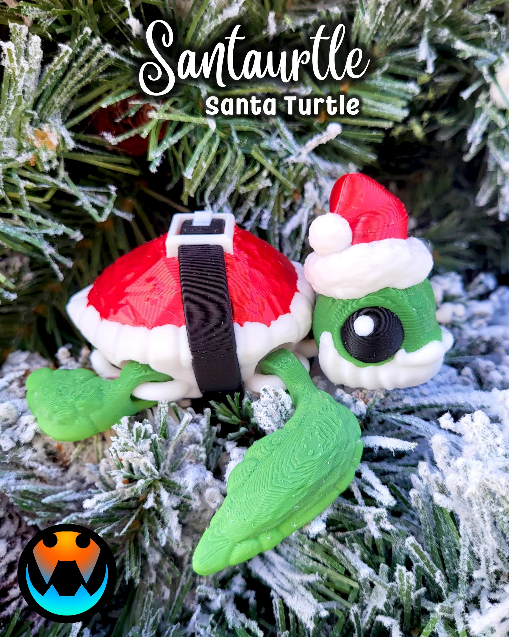 "Santaurtle" Santa Turtle 3d model